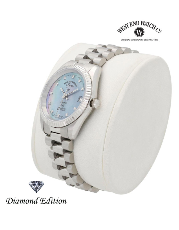 WEST END Classic 32MM Diamond MOP Dial